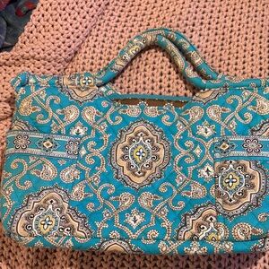 Vera Bradley Patterned Blue and Cream Women's Bag